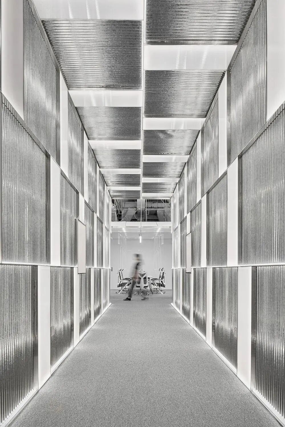 Cave corridor in Cyber White Garden