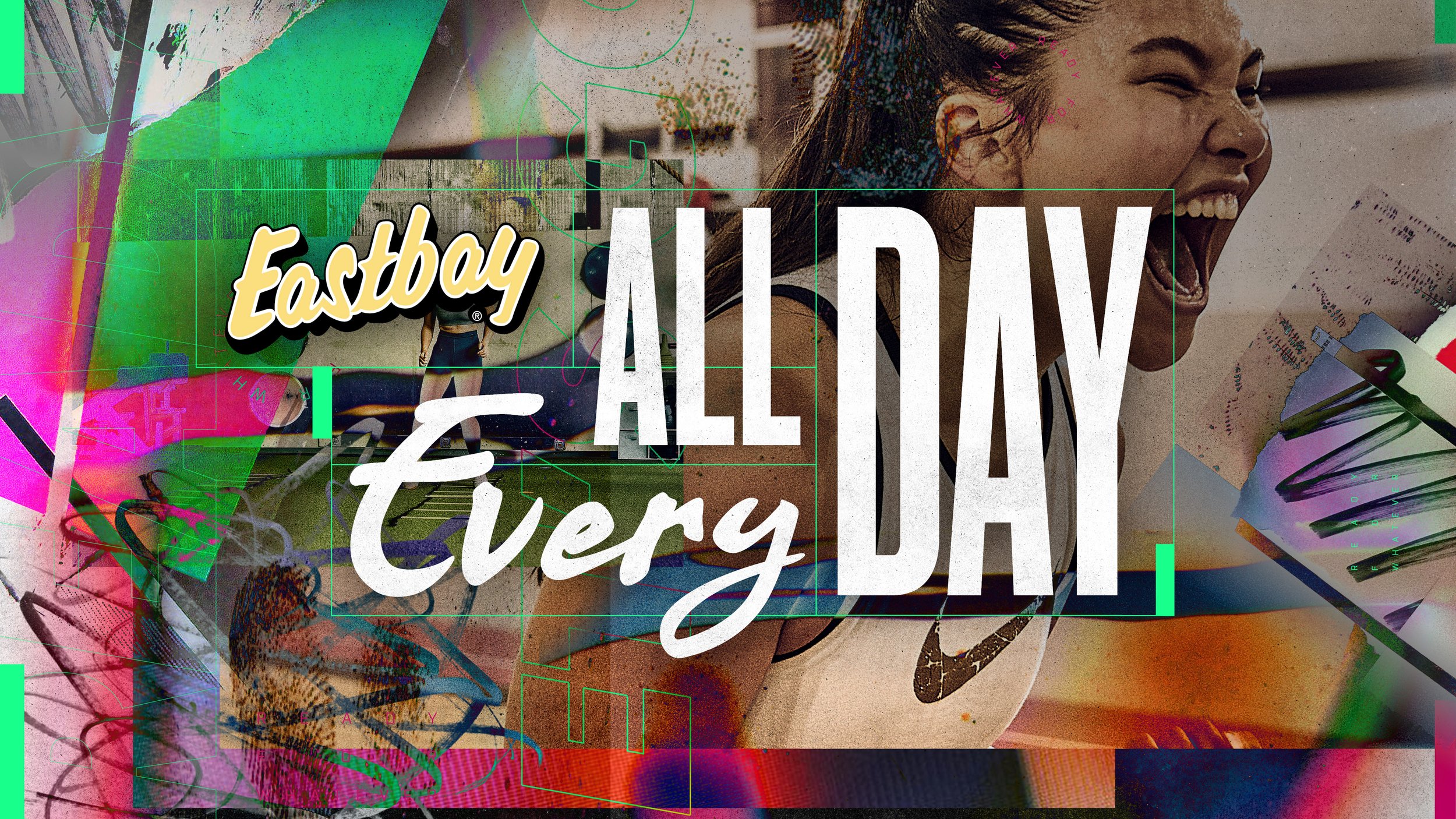 Eastbay all day campaign visual